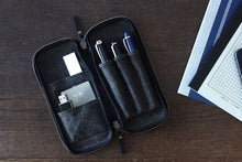 Load image into Gallery viewer, FLAT tool case / 3 Pens -Iron Black-