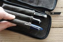 Load image into Gallery viewer, FLAT tool case / 3 Pens -Iron Black-